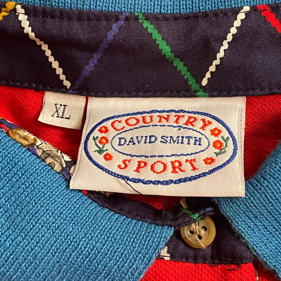 David Smith Country Sport Polo Shirt Embroidered Golf Mens XL‎ NWT - Picture 7 of 13